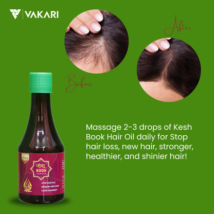 Kesh Book Hair Oil For Hair Regrowth